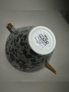 NWOT - DISNEY Mickey Mouse Ramen Bowl With Chopsticks, 6”